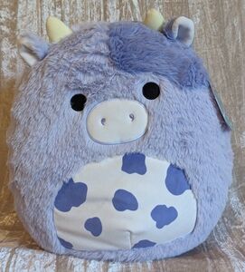 Squishmallows Fuzz A Mallows Bubba the Cow